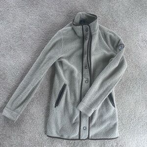 Kuhl Light Gray Teddy Fleece Jacket